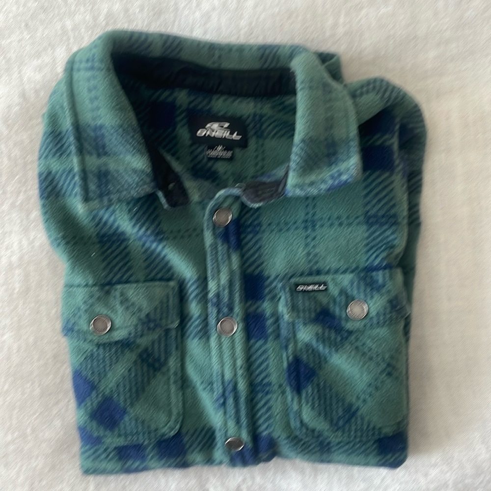 Boys O’Neill fleece flannel size m